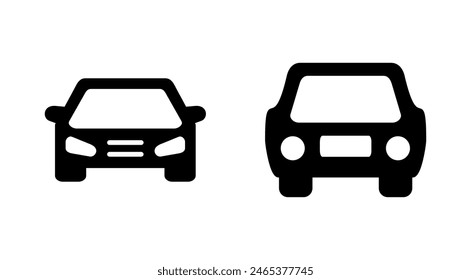 Car icon set. car vector icon. small sedan