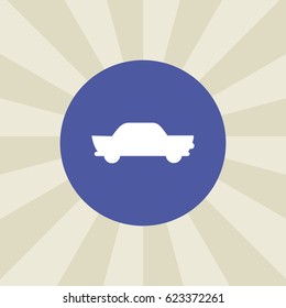 car icon. sign design. background