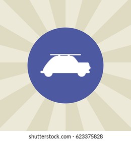 car icon. sign design. background