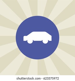 car icon. sign design. background