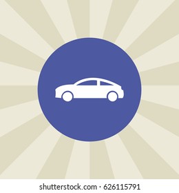 car icon. sign design. background