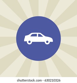 car icon. sign design. background