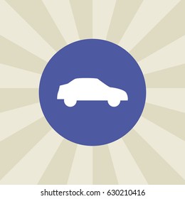 car icon. sign design. background