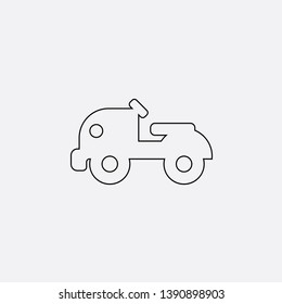 car icon sign signifier vector