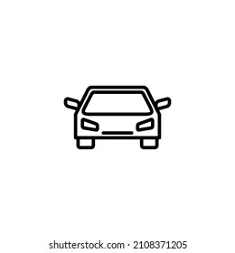 Car icon. car sign and symbol. small sedan