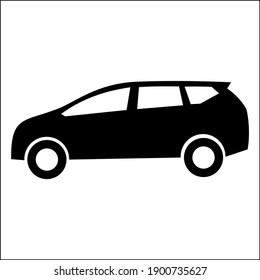 Car icon sign vector. Transportation icon. Car icon logo design black symbol. Car vector For Your Company