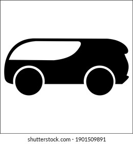 Vector de signo de icono de coche. Icono de transporte. Símbolo negro del diseño del logotipo del icono del coche. Vector De Coche Para Su Empresa 