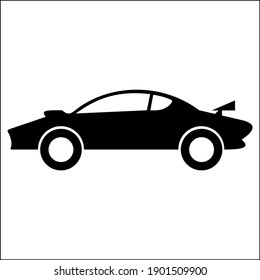 Car icon sign vector. Transportation icon. Car icon logo design black symbol. Car Vector For Your Company 