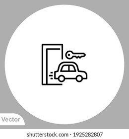 Car icon sign vector,Symbol, logo illustration for web and mobile