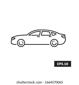Car Icon, Car Sign/Symbol Vector