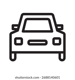 Car icon. Car icon silhouette
