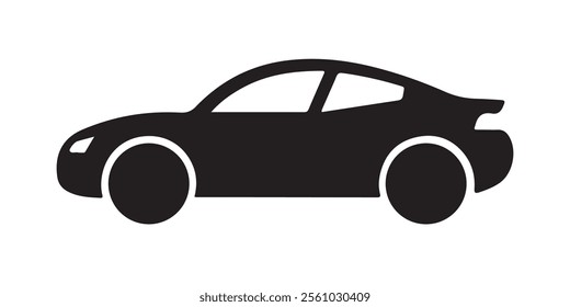 Car Icon Silhouette vector design