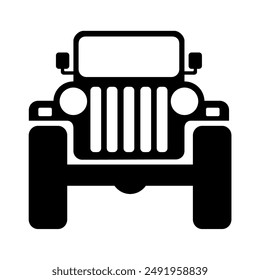 Car icon silhouette. Vector image