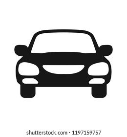 Car icon silhouettes – stock vector