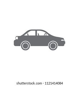 A car icon. Simple element illustration. A car symbol design from Transport collection set. Can be used for web and mobile on white background