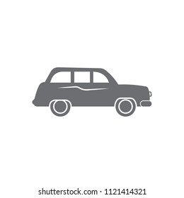 A car icon. Simple element illustration. A car symbol design from Transport collection set. Can be used for web and mobile on white background