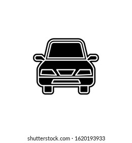 car icon. Simple glyph, flat vector of camping icons for ui and ux, website or mobile application