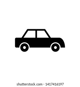 Car icon simple sign symbol. Auto, view, sport, race, transport concept. Vector illustration isolated.