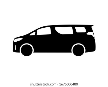 Car icon in simple style