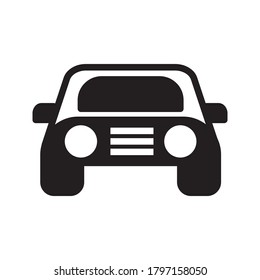 Car icon in simple style. editable. Vector illustration on white background