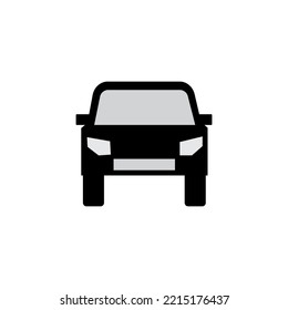 car icon. Simple style symbol. Auto, display, sport, race, transport concept. Vector illustration. Eps 10.