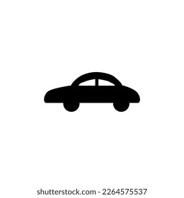 Car icon. Simple style taxi poster background symbol. Car brand logo design element. Car t-shirt printing. vector for sticker.