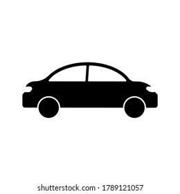 Car icon in simple style. Vector illustration EPS 10.