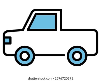 Car icon, simple vector illustration