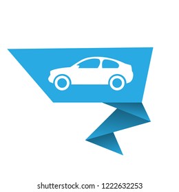 car icon and speech bubble
