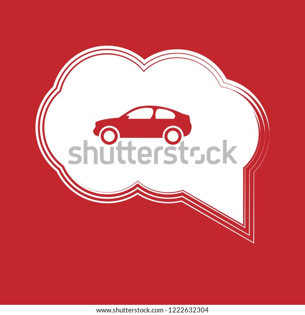 car icon and speech\
bubble