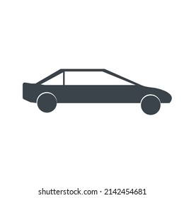 Car icon stock illustration on white background