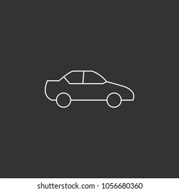 Car icon, stock vector, eps10.