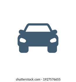 Car Icon, Stock Vector Illustration Flat Design Style On White Background.