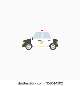Car Icon Stock. Vector Illustration