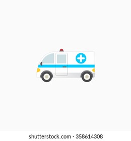Car Icon Stock. Vector Illustration