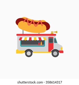 Car Icon Stock. Vector Illustration