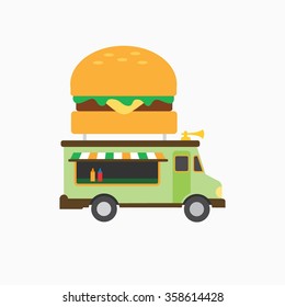 Car Icon Stock. Vector Illustration