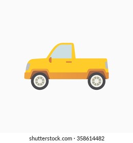 Car Icon Stock. Vector Illustration