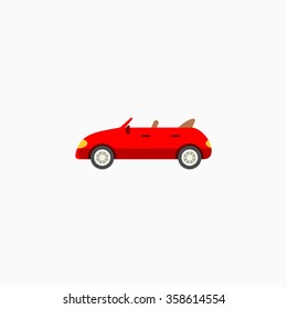 Car Icon Stock. Vector Illustration
