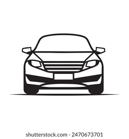 Car icon style collection. Symbol vector shape design.