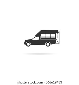 car icon symbol isolated  vector illustration