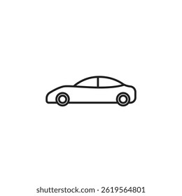 car icon. car Symbol sign for mobile concept and web design. Vector icon, Logo illustration, Vector graphics