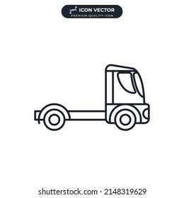 car icon symbol template for graphic and web design collection logo vector illustration