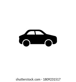 Car icon symbol vector isolated on white background

