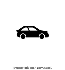 Car icon symbol vector on white background