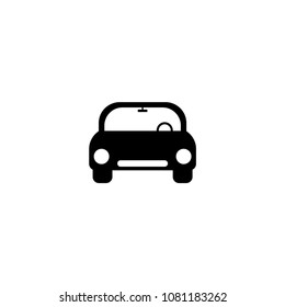 Car icon template transportation