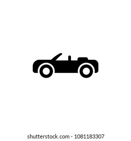 Car icon template transportation
