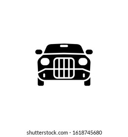 Car icon template. Vector illustration 