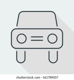 Car icon - Thin series
