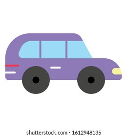 car icon transport or vehicles vector illustration flat